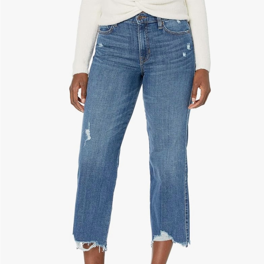 Ella Moss Cropped Wide Leg Jeans